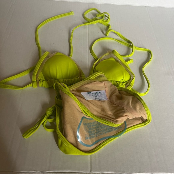 NWOT - ASOS - mix and match swim set - in Beat/Nude Size: Top 8 / Bottom 6 - Picture 4 of 6